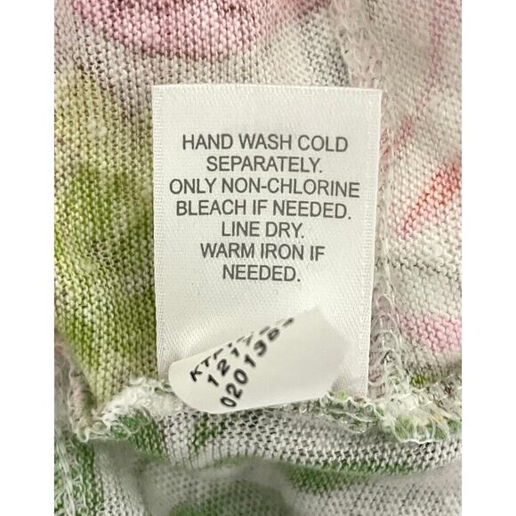 J. Jill Love Linen Flower Garden Tee 2X Lightweight Breathable Summer Vacation - Picture 11 of 11